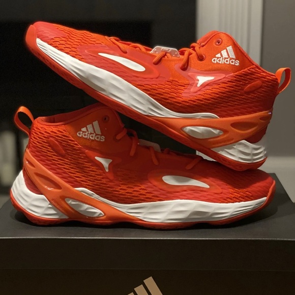 Adidas “Exhibit A Mid” - Men’s Size 12.5 - Orange - GW2919